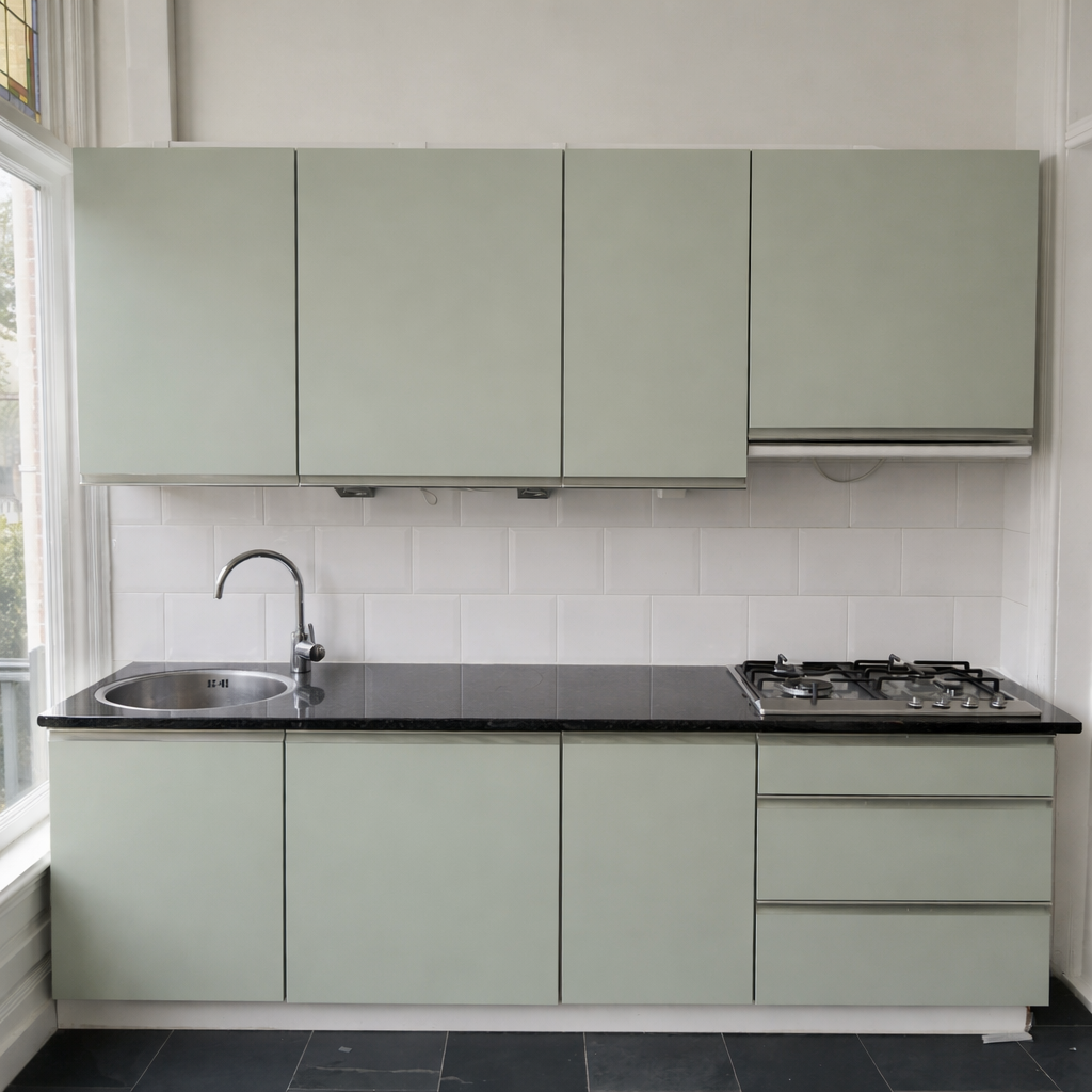 Gewrapte keukenkastjes Den Haag